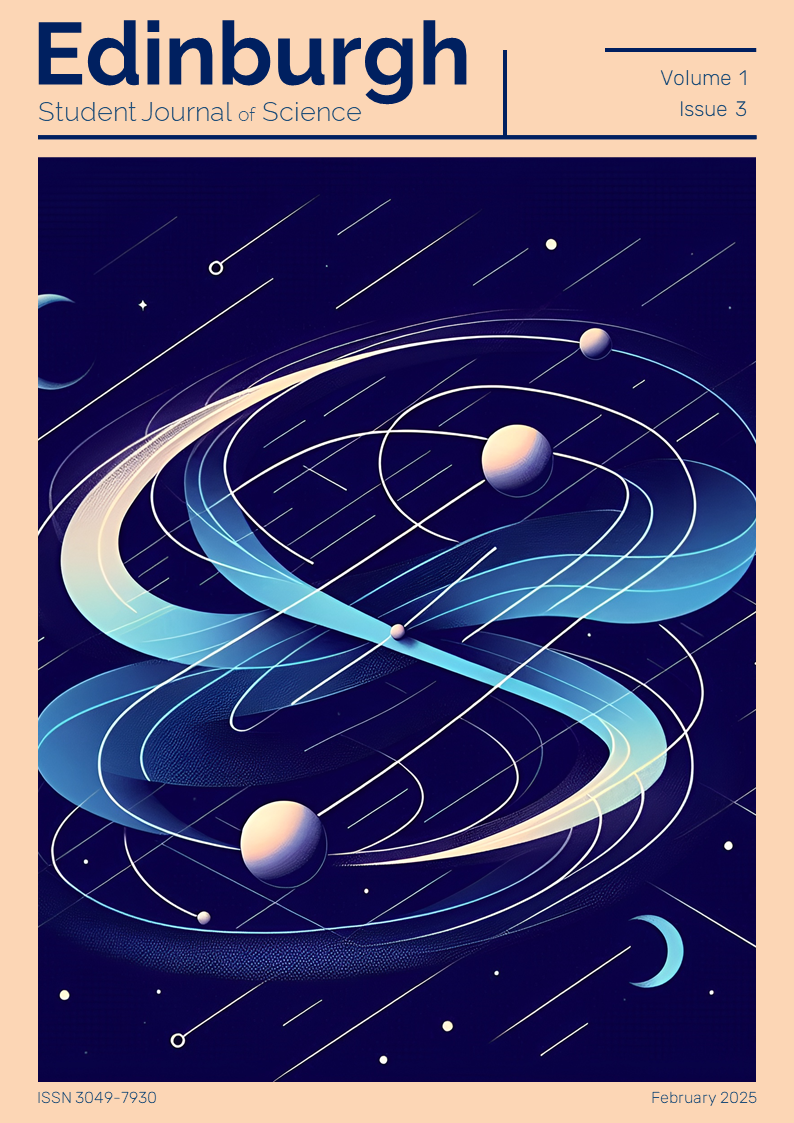 Journal Cover of the Edinburgh Student Journal of Science's third issue.